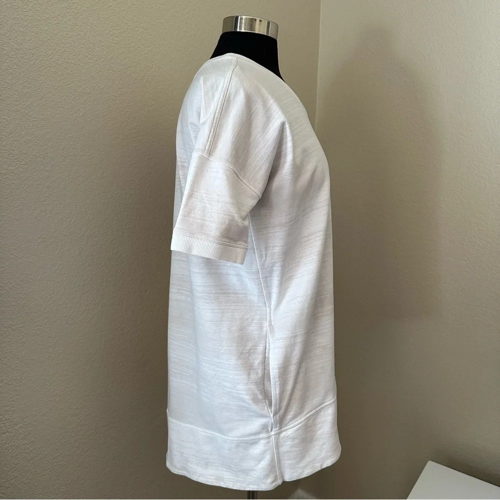 Lululemon Mudra Sweatshirt Righteous Stripe White Size 8 - Picture 8 of 14